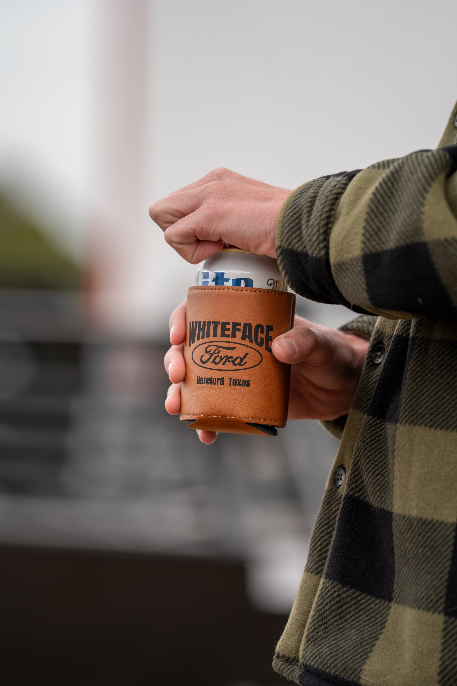 Leather Magnetic Koozie