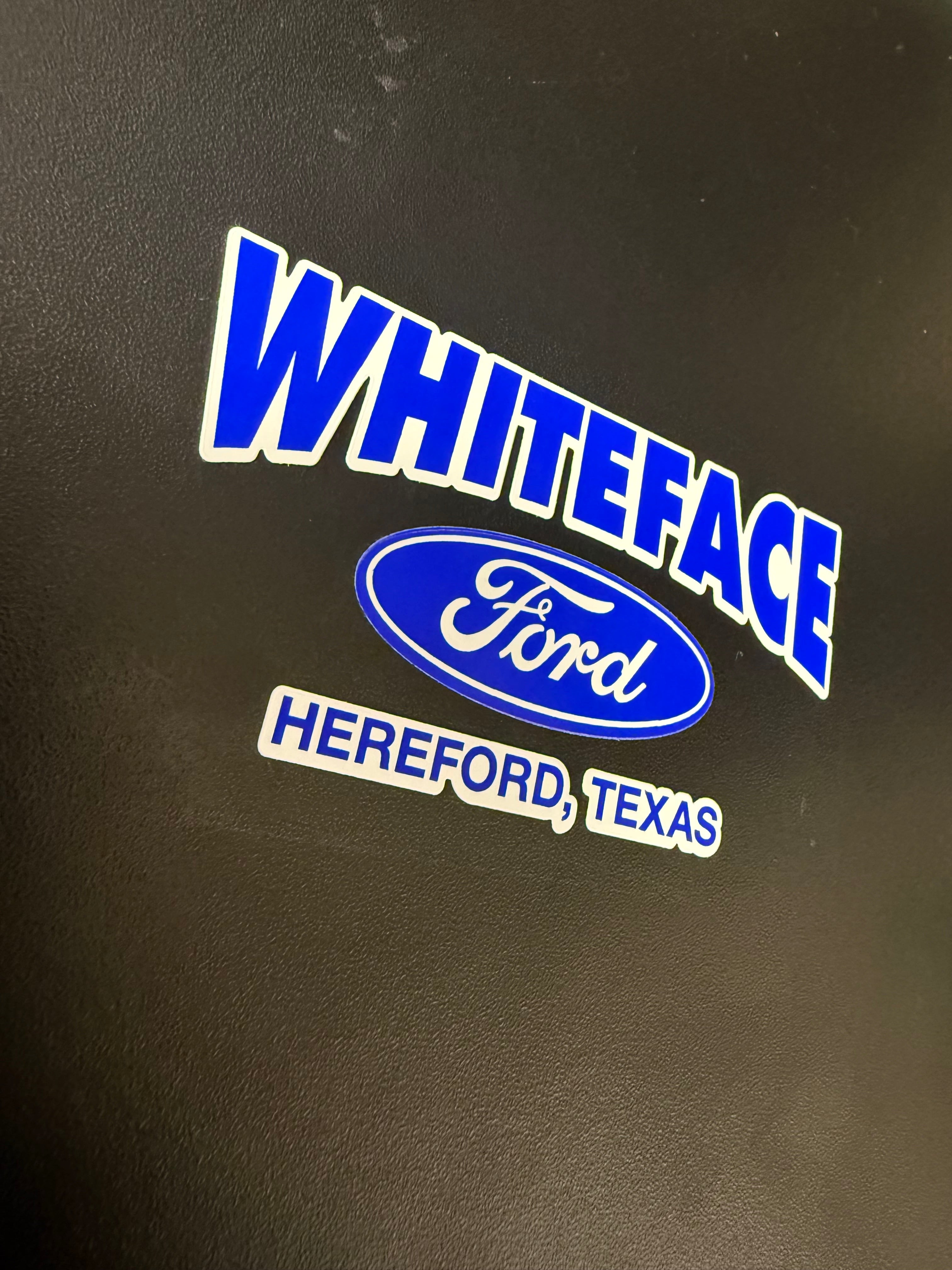Whiteface Ford Sticker