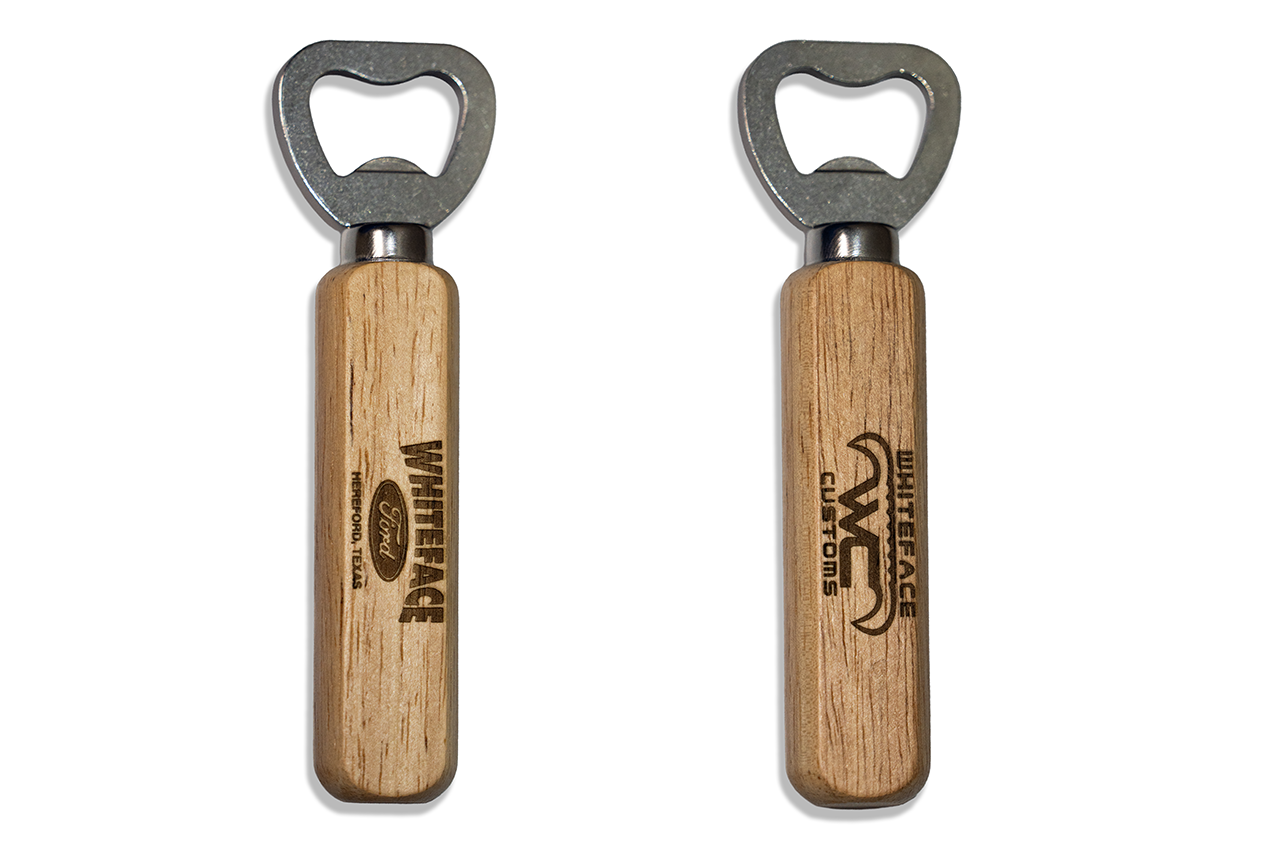 Stainless Steel and Wooden Bottle Opener